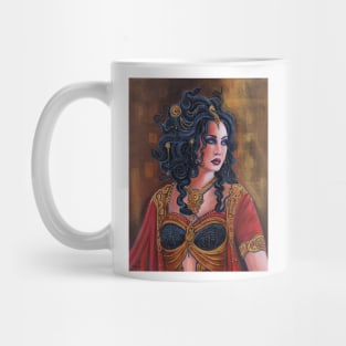 Medusa greek mythology gorgon art by Renee L. Lavoie Mug